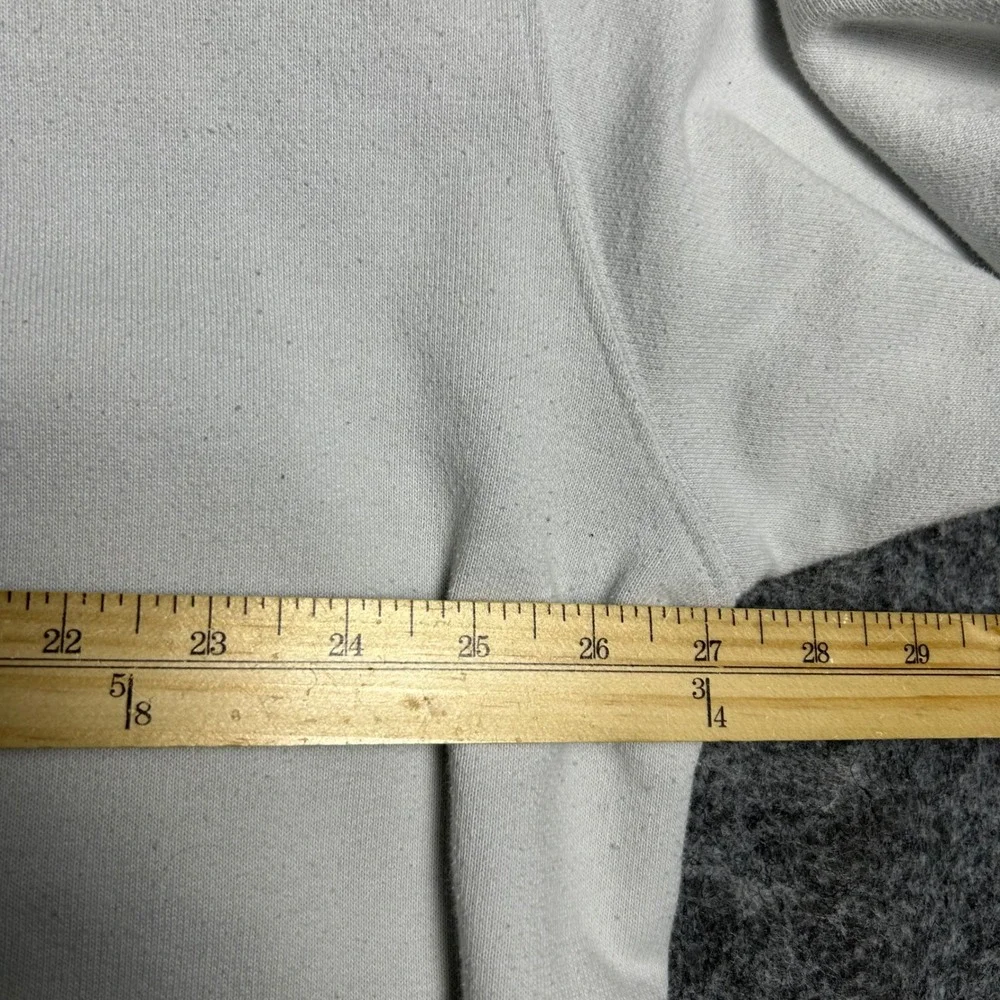 Adidas Vintage 90s Skater Baggy Hoodie White Grey Stripe Size XXL